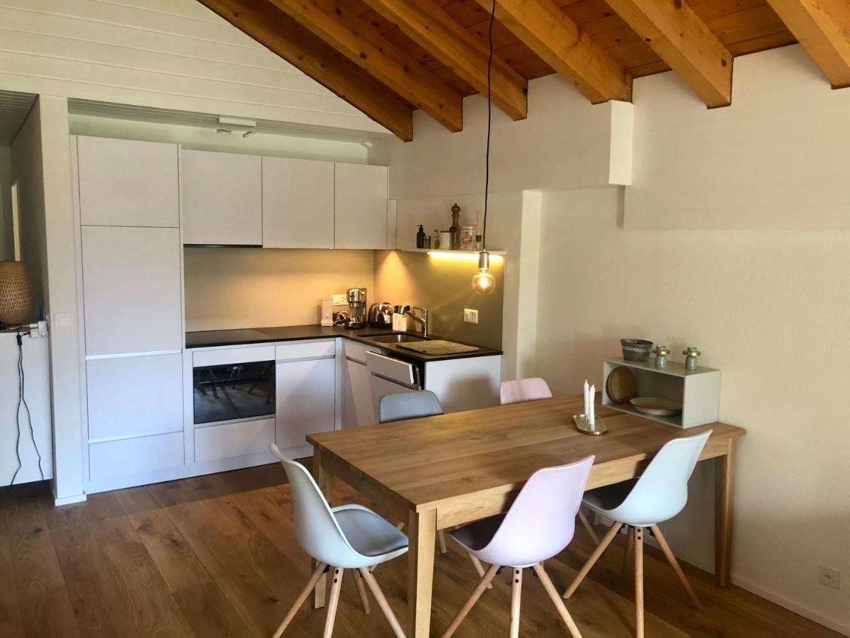 Moderne Dachwohnung Naehe Zermatt Mit Balkon Täsch Zewnętrze zdjęcie